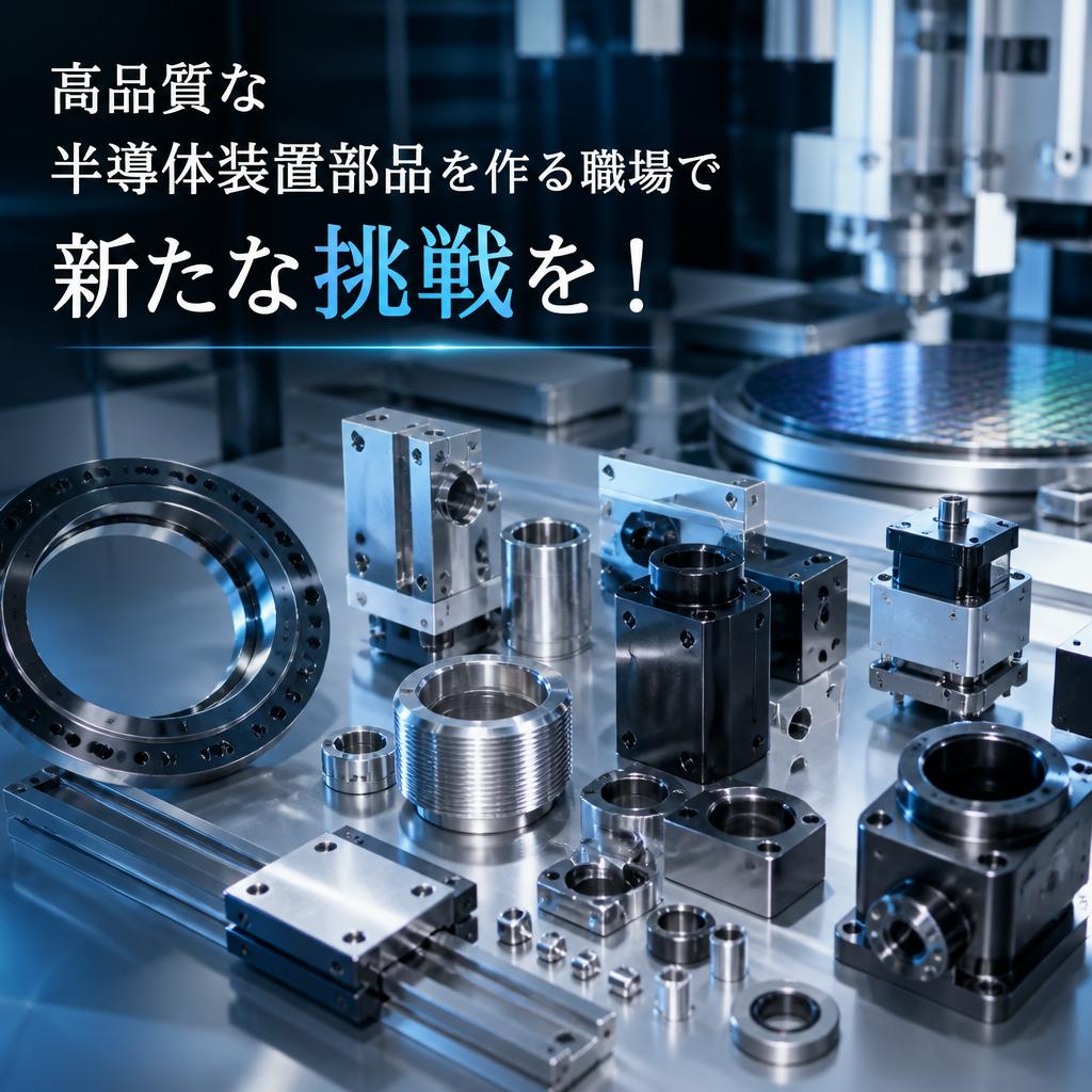 高品質な半導体装置部品を作る職場で新たな挑戦を！